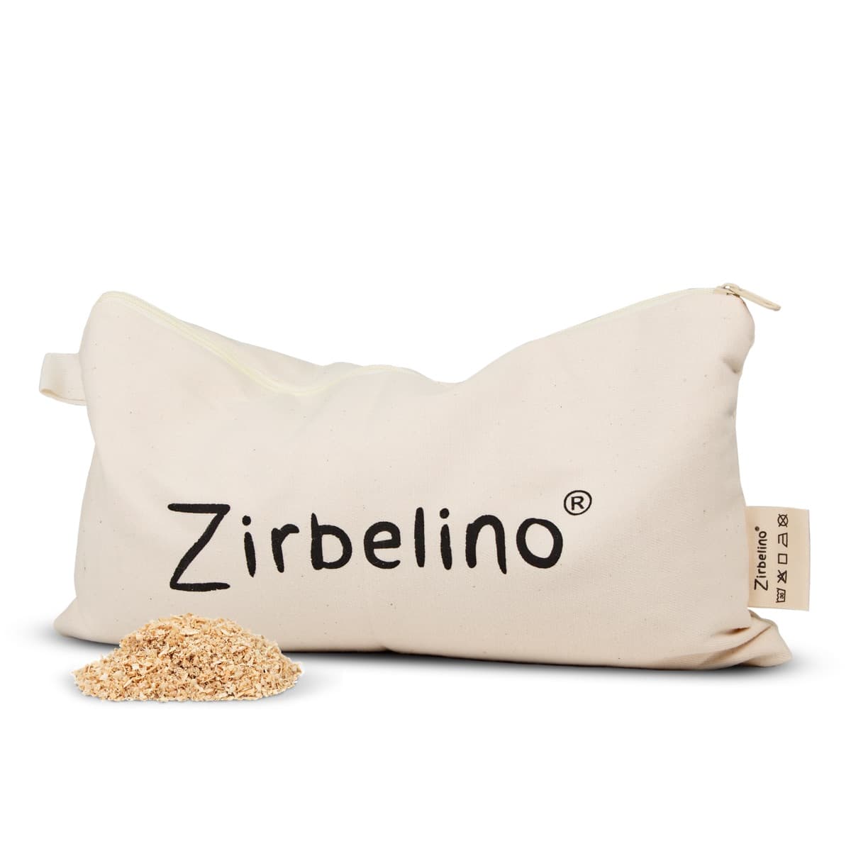 SAUNA-Zirbenkissen 28x16cm 28x16cm, Außenbezug: 100% Baumwolle