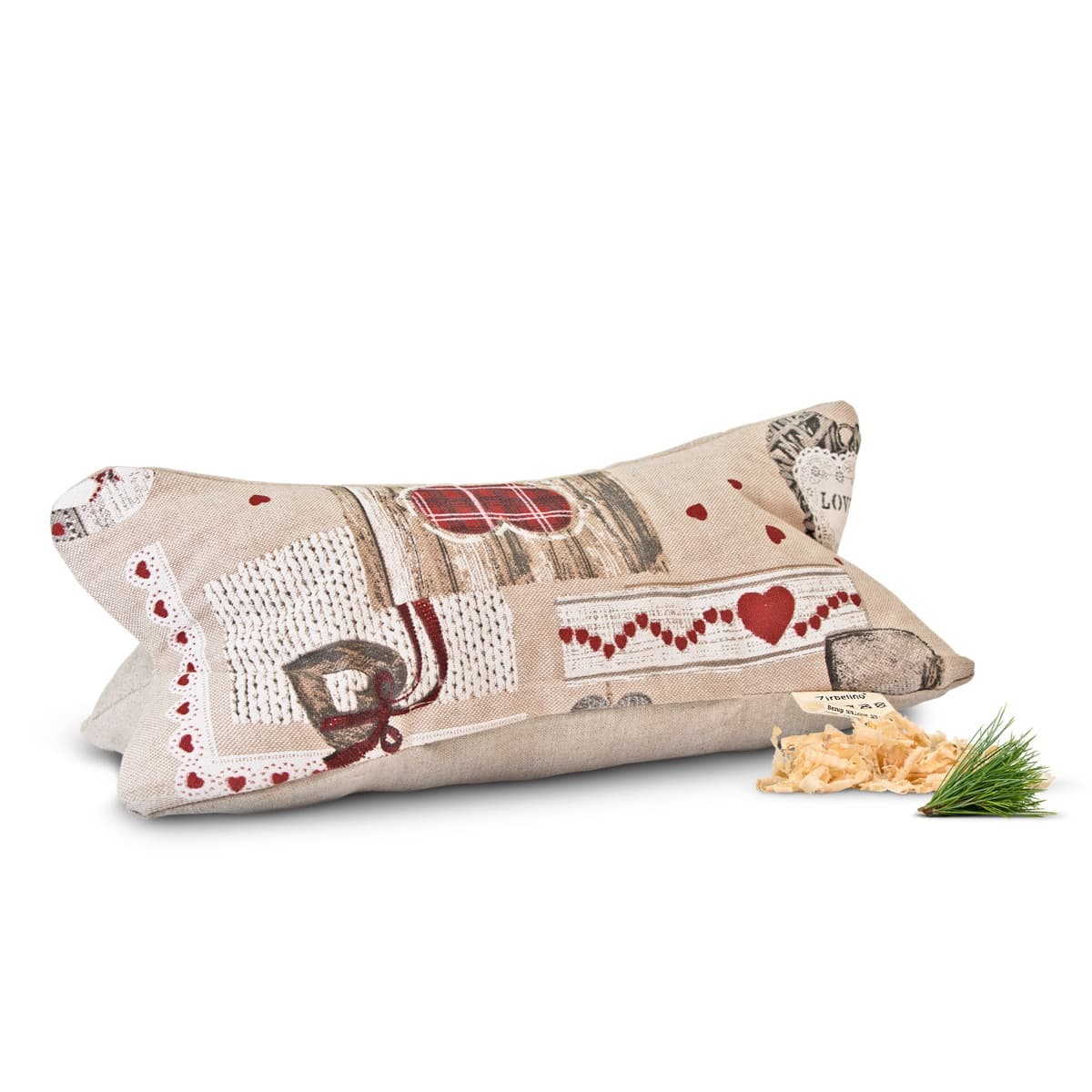 Flexi-Leseknochen klein 14x36cm 14x36cm, Außenbezug: 100% Baumwolle